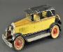 1920's Kingsbury sedan toy car painted in  two tone yellow and black. Buying Buddy L Toys, Buddy L Trains